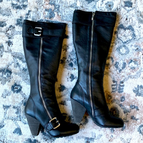 Vince Camuto Leather Boots - Picture 9 of 11